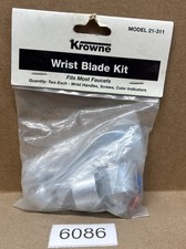 KROWN 21-311 Commercial Faucet 4 Inch Wrist Blade Replacement Handles Kit NOS