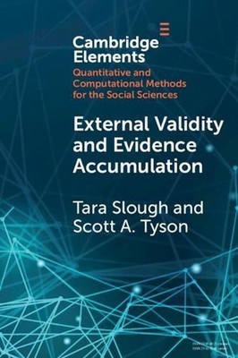 External Validity and Evidence Accumulation by Tara Slough Paperback Book
