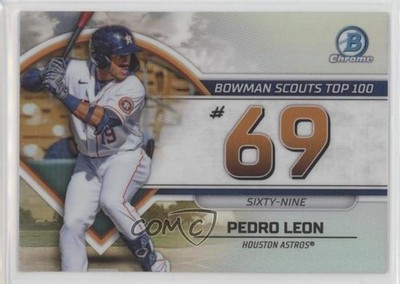2023 Bowman Scouts Top 100 Pedro Leon #BTP-69 09j5