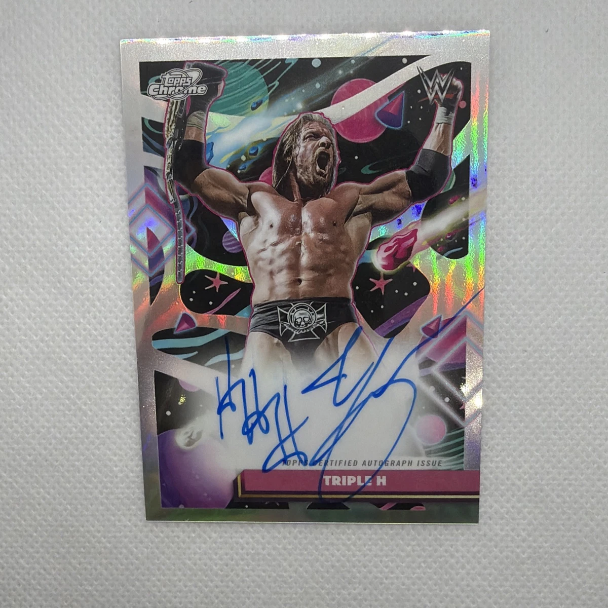 トリプルＨ　直筆サイン色紙（外国人プロレスラー　WWEスーパースター） triple h signed products for sale | eBay