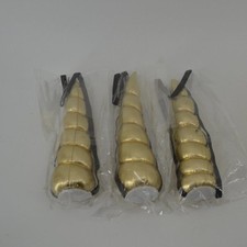 Set of 3 Horns Cosplay Shiny Unicorn Elastic Headband Halloween Costume Gold 5.5