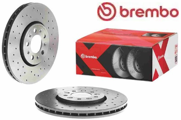 2X Bremsscheibe Brembo 09.7010.2X 2 Bremsscheiben Vorderachse Vorne-image