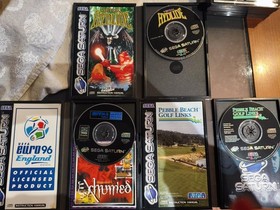 Lot 6 Sega Saturn Games PAL COMPLETE! Alien Trilogy,Hydlide,Athlete Kings Etc