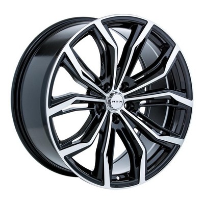 One 18 inch Black Machined Alloy Wheel Rim for Cadillac 5x114.3 J8AT Replacement