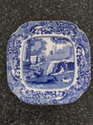 ITALIAN SPODE BLUE & WHITE TEA PLATE 5.75" x 5.75"