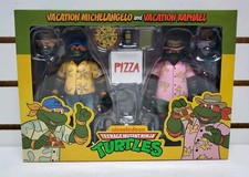 NECA Teenage Mutant Ninja Turtles TMNT Cartoon Vacation Michelangelo & Raphael