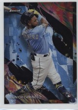 2024 Topps Finest Uncommon Sky Blue Refractor 157/250 Junior Caminero Rookie RC