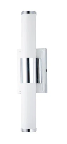 Optic LED 18" 2-Light Bathroom Vanity Light in Polished Chrome - Picture 1 of 2