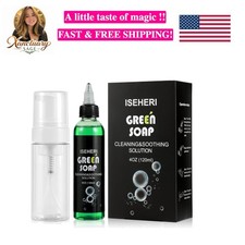 Ultra Concentrated Green Soap Tattoo 4OZ with Foaming Bottle 120ml, Green Soa...