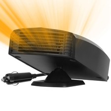 150W/180W Portable Car Heater 2 in 1 Cooling Fan w/ 360 Rotating Base