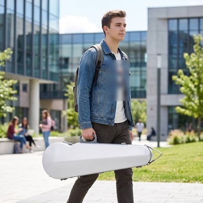 4/4 Geigenkoffer geschirmt Violine Hartschalenkoffer langlebig für Reisen, Studenten