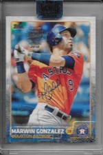 2018 Topps Archives Signature Series MARWIN GONZALEZ 2015 Topps Auto #71/94