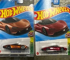 Hot Wheels  Super Treasure Hunt McLaren Speedtail 2025. in protective cases New 