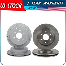 Front And Rear Brake Rotors Kit For Frontier Xterra 2009-2012 Suzuki Equator