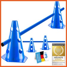 Steckhürden Set Agility Trainingszubehör Hunde & Pferde Fußballtraining Hürden