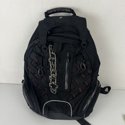 Alpinestars Deploy Backpack Motorcycle Red Black Rucksack Bike Read
