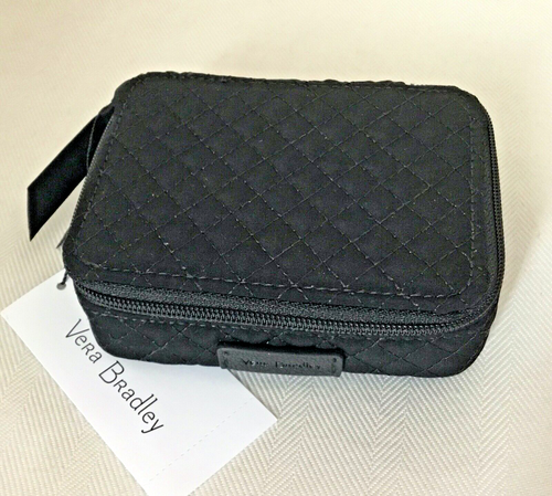 Vera Bradley ~ "Classic Black" ~ Travel Pill Organizer Case ~ NWT