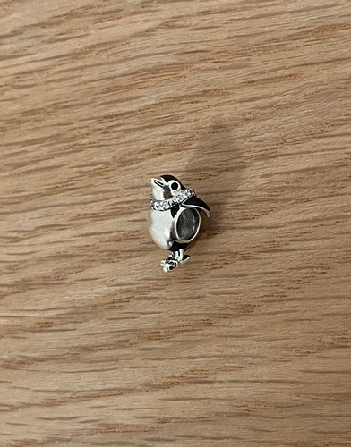 Brand New Pandora Silver S925 ALE Skiing Penguin Charm - Picture 3 of 6