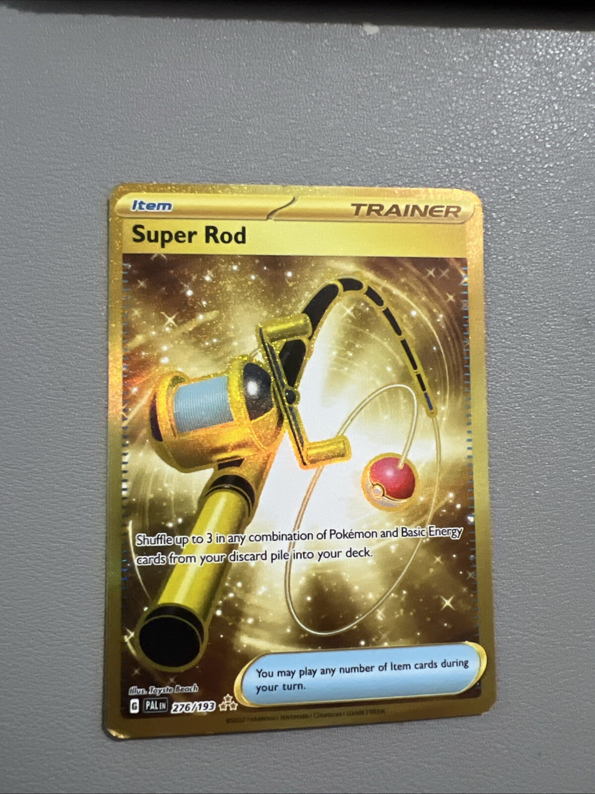Pokémon TCG Super Rod Scarlet & Violet - Paldea Evolved 276/193 Hyper Rare NM