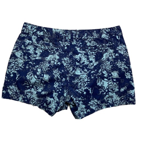 Calvin Klein Jeans Women’s Size 12 Navy Blue Floral Short Shorts w/Pockets - Picture 2 of 4