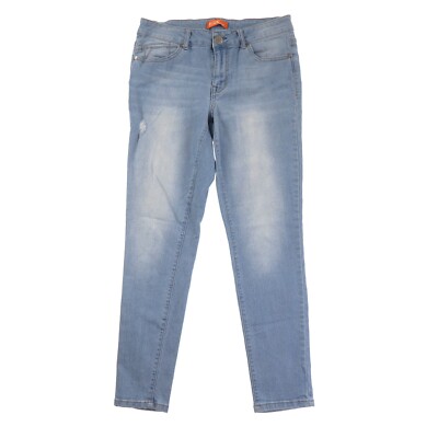 Astor Denim Skinny Blue Jeans Juniors 11 Distressed