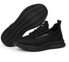 Men's STEEL TOE CAP SAFETY TRAINERS MENS WORK BOOT HIKING SHOES LIGHTWEIGHT