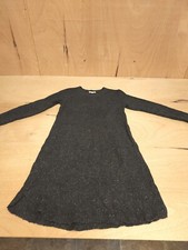 Madewell Sweater Dress Womens Xs Donegal Northfield Mockneck Gray