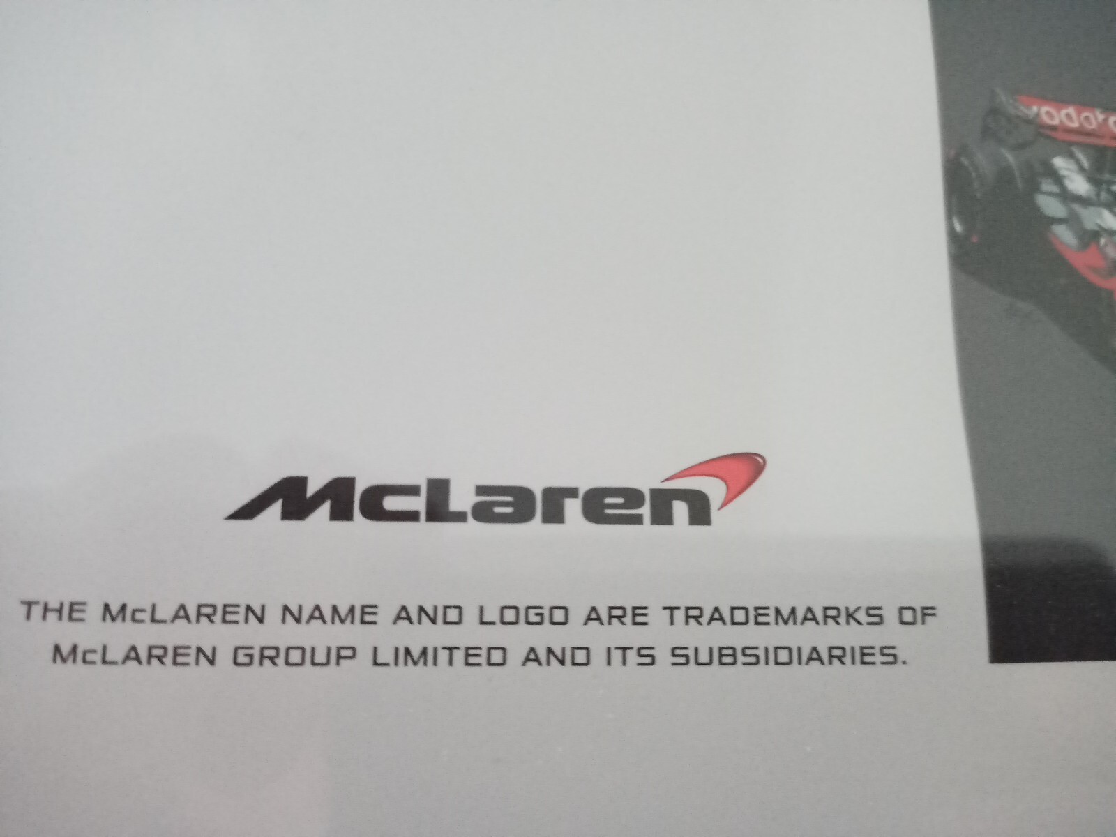 Formula 1 McLaren Inspired by Heritage 2014 Calendar "New Sealed" image 6