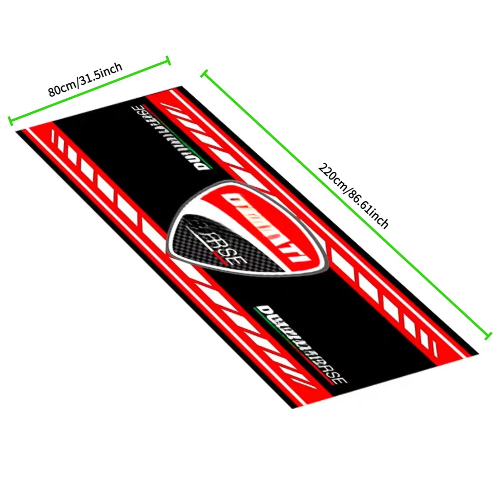Heavy Duty Ducati Garage Mat 220x80cm, Non-Slip Workshop Floor Protection - Image 2 of 4