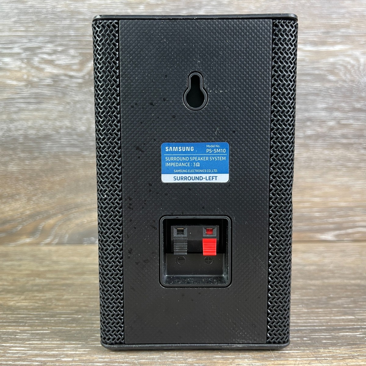 Samsung PS-SM10 Black Wired 3-Ohms Wall-Mount Surround-Left Satellite  Speaker