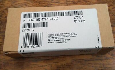 One New Siemens 6ES7193-4CE10-0AA0 6ES7 193-4CE10-0AA0 In Box Expedited Shipping