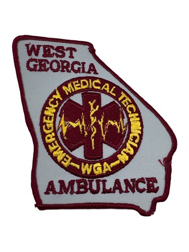 West Georgia GA Ambulance EMS Technician 4.75" Cutout Patch