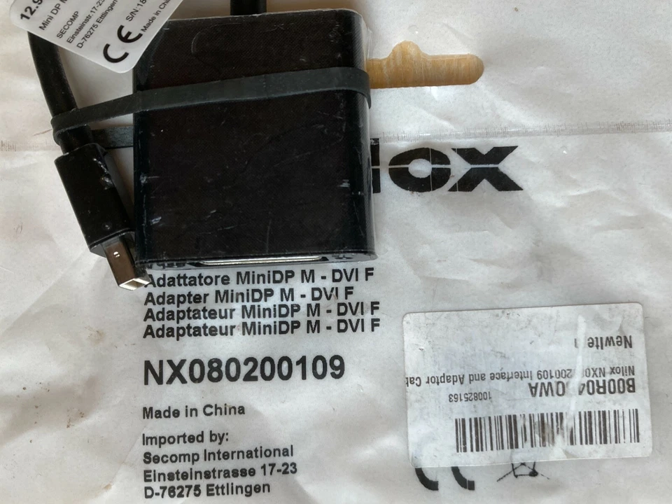  Nilox Mini DisplayPort Male to H DVI-D female adaptor cable   - Image 3 of 4