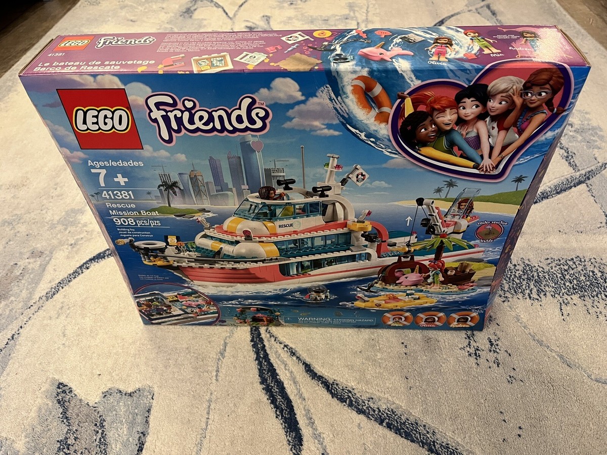 Animal Rescue Lego Friends Rescue Mission Boat Amazon LEGO Friends