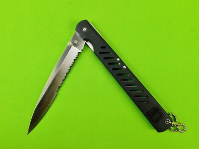 1982 RARE Al Mar Seki Japan Quicksilver Slimline Model 6421 Jumbo Folding Knife