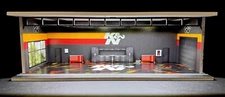 K&N Interior Theme FOR Hot Wheels 1:64 Model Diorama Garage LED Lighting!