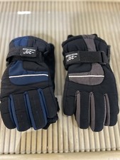 2 Pair Kids Winter Gloves Water Proof