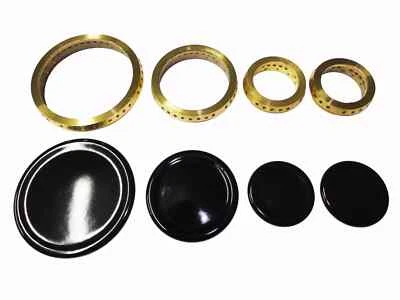 TECNOGAS BRUCIATORI + PIATTELLI SPARTIFIAMMA CUCINA KIT 4 FUOCHI