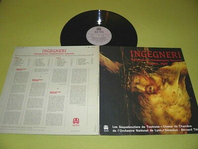 Marco Antonio Ingegneri : Repons pour l'office des tenebres - 1987 France LP NM