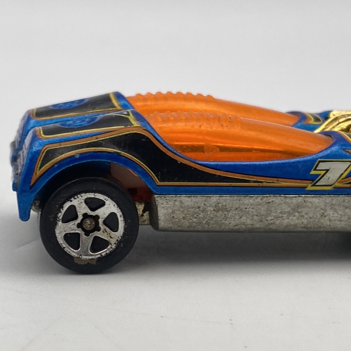 Mattel Hot Wheels Vintage Splittin Image Blue & Orange Car