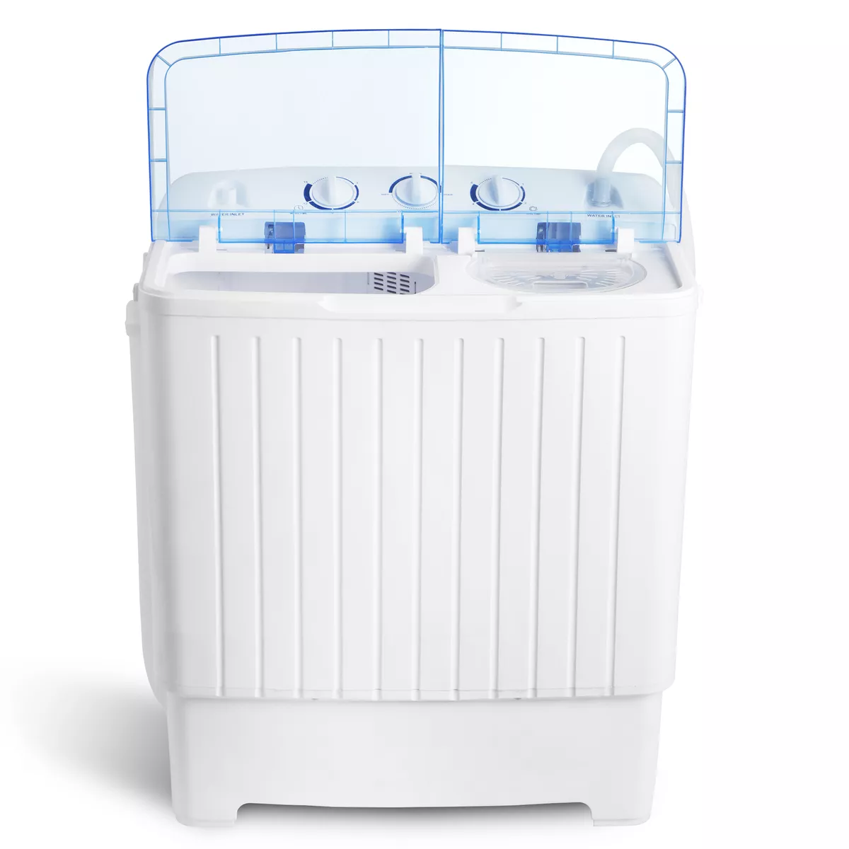 Portable Wash Machine 17.6LBS Mini Compact Twin Tub Laundry Washer Spin  Dryer