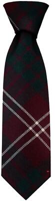 Clan Krawatte Crawford Modern Tartan Pure Wool Scottish Handmade Krawatte