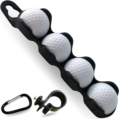 その他 Athletic Works Golf Ball Holder Athletic Works Golf Ball Holder - Storage for 4 Balls - Practice
