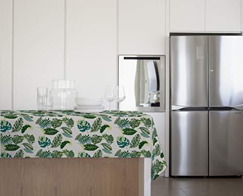 Tovaglia Gemitex Jungle 140x140 Quadrata | Cerata Felpata Antimacchia