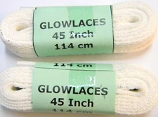 GLOW in the dark! ProAthletic(tm) FLAT Sneaker Shoelaces