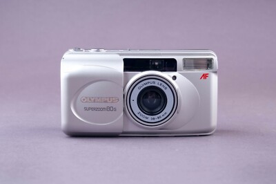 Olympus Superzoom 80G 35mm Point & Shoot Film Camera | eBay