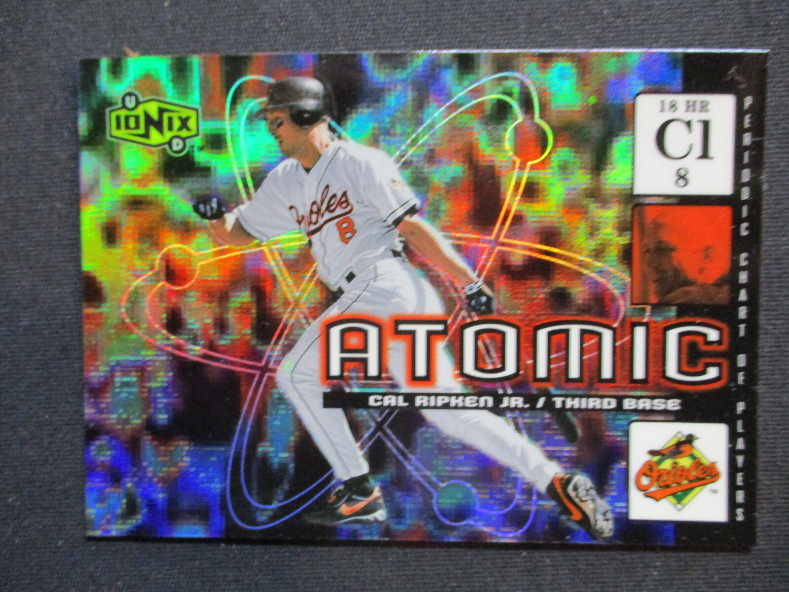 2000 UD IONIX Atomic #A7 Cal Ripken Jr. Baltimore Orioles C003008