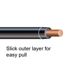 5ft-500ft 10 AWG solid or stranded pure copper BC PVC THNN Cable wire bulk