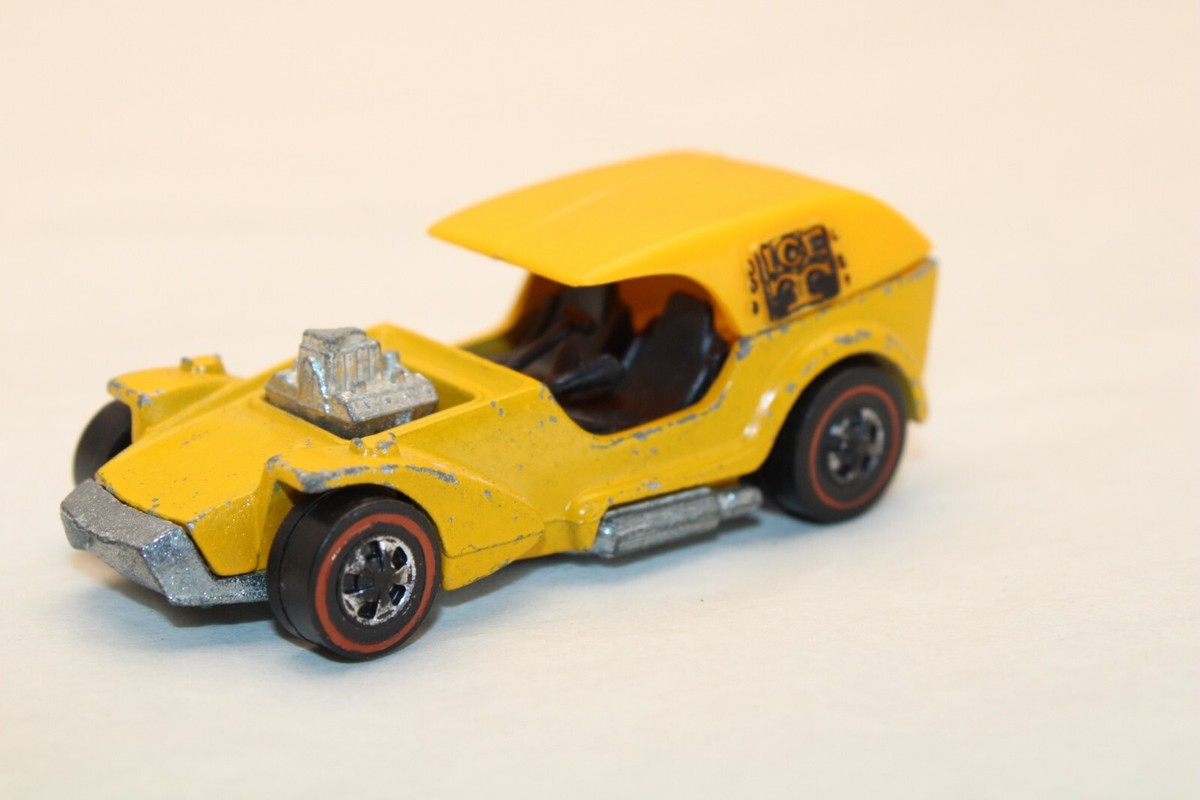 Hot Wheels ICE T イエロー レッドライン Vintage Hot Wheels Redline 1969 Yellow Ice 