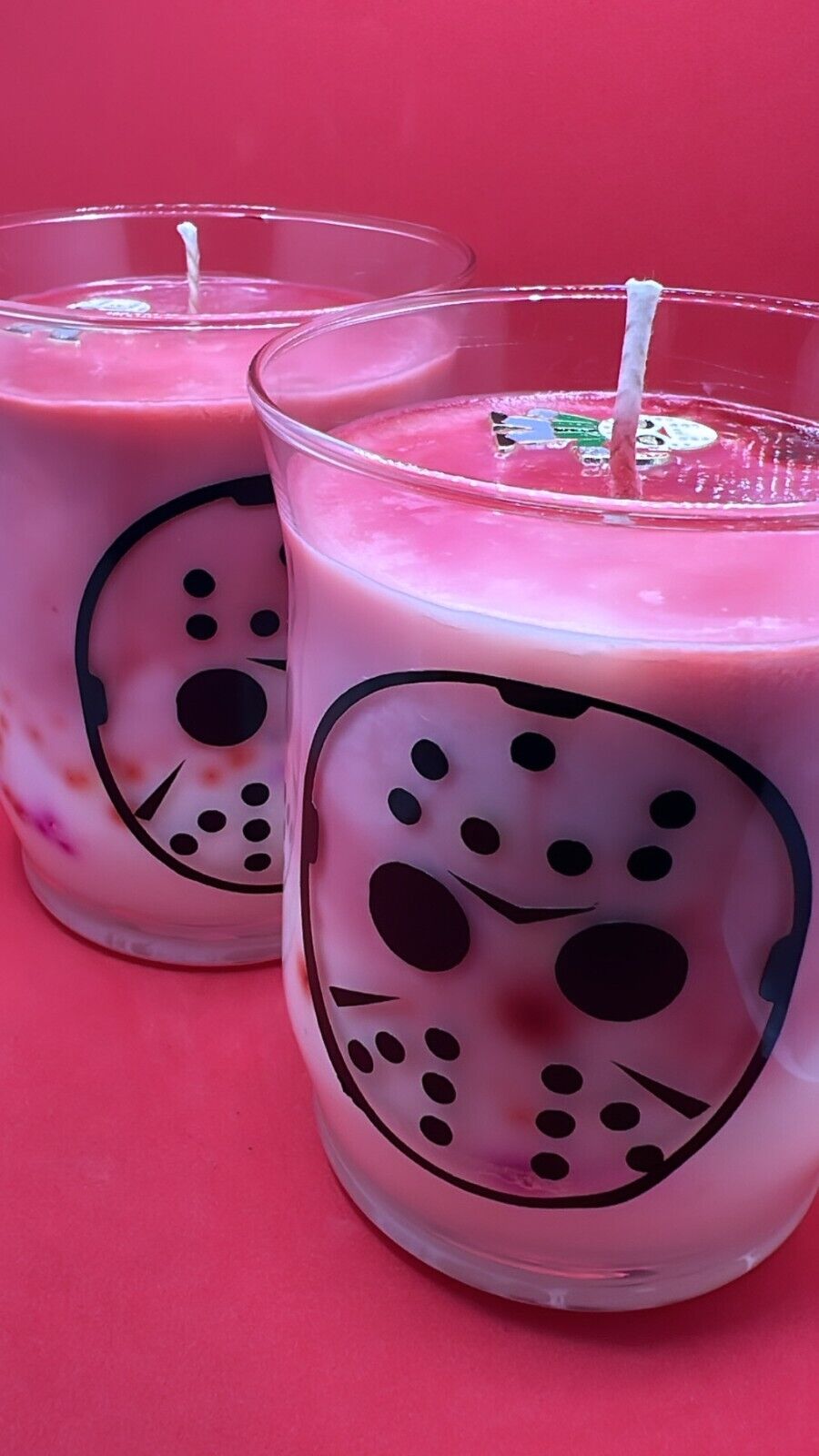 Hockey mask Candle, Friday the 13th Candle, Jason Candle, Horror themed Candle